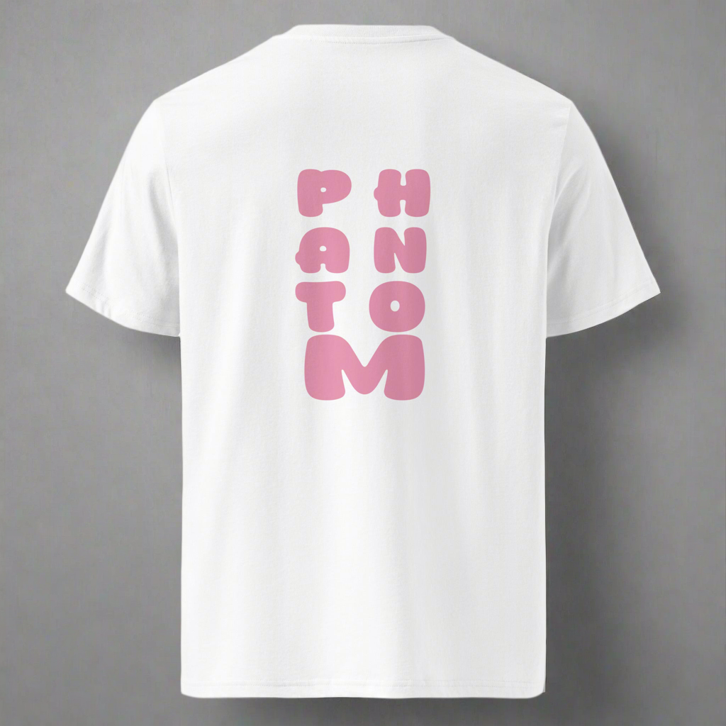 Premium Cotton T Shirt - Bubbly Large Text Back Design
