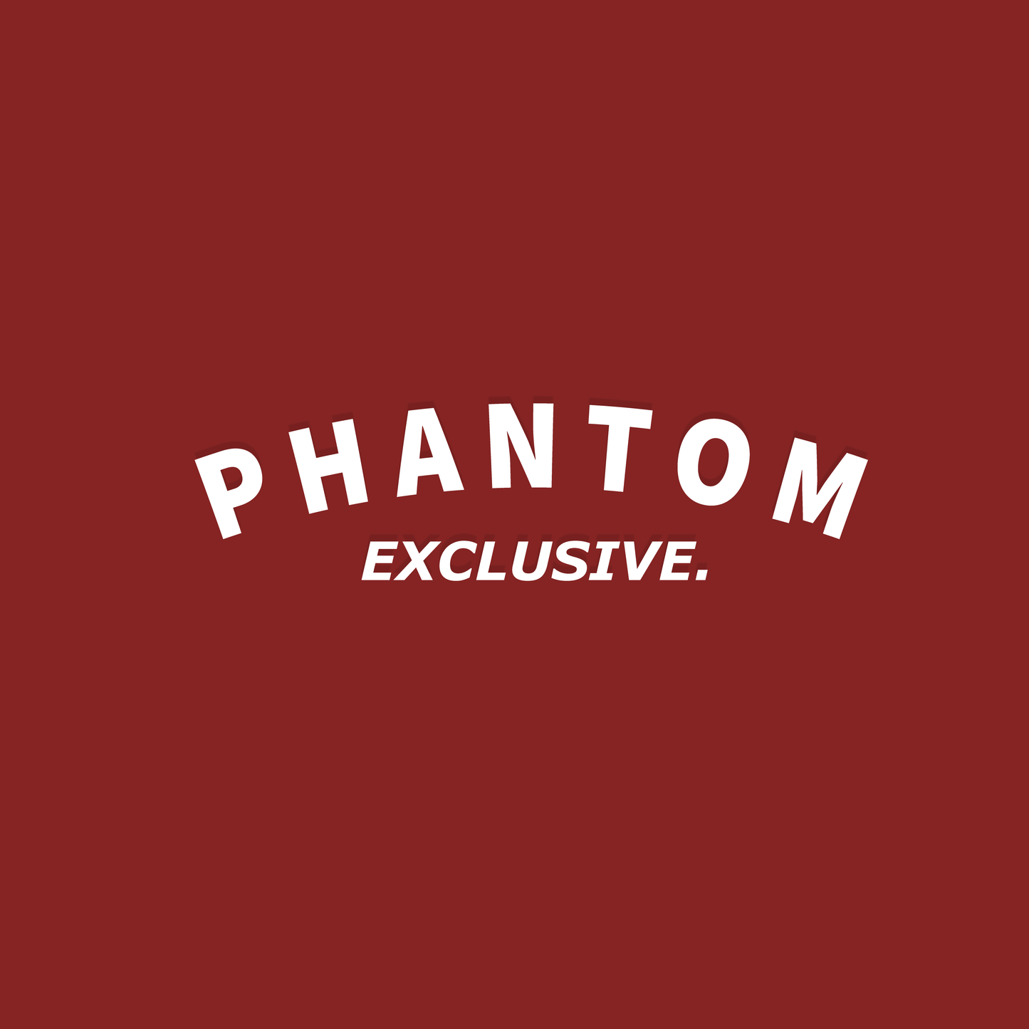 Phantom Exclusive Women's Comfy Joggers - Autumn Red - White Text