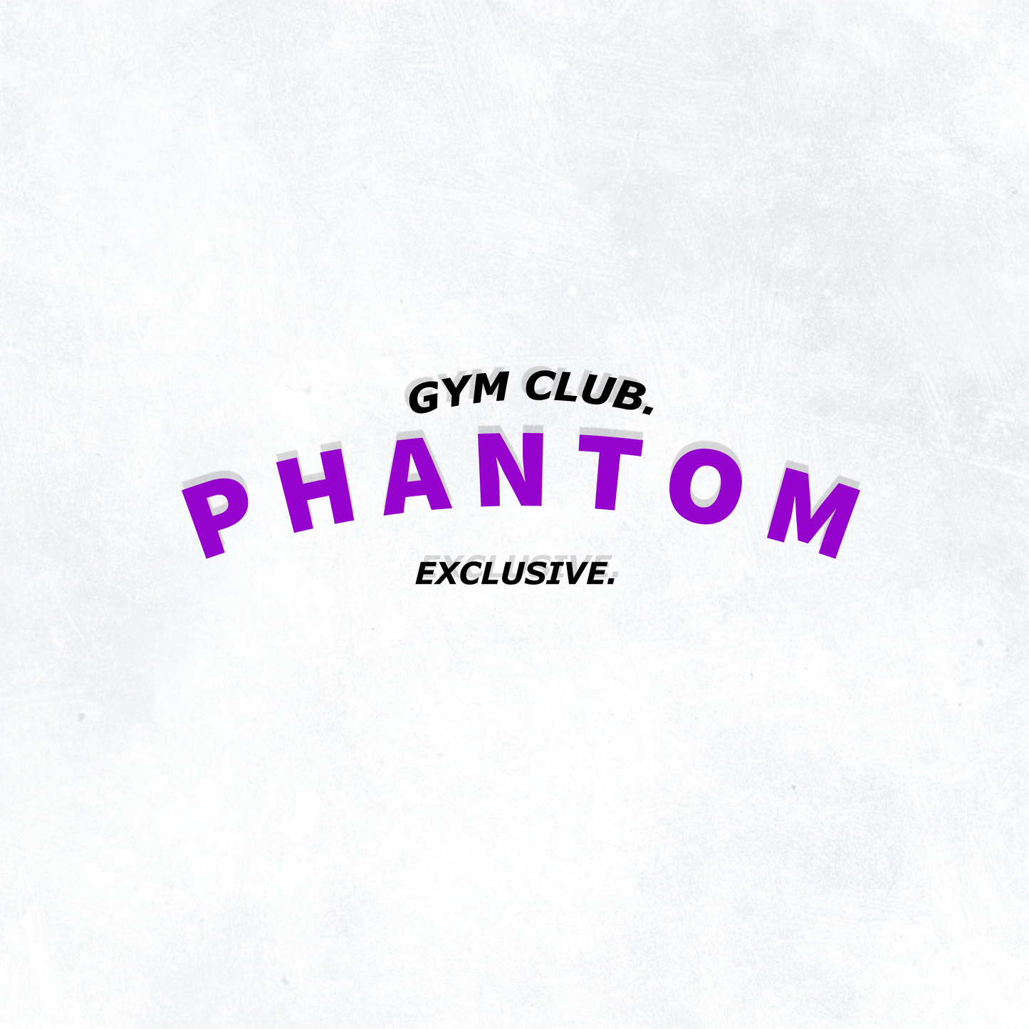 Phantom Exclusive - Muscle Fit Tank Top - Front Gym Club Logo - White