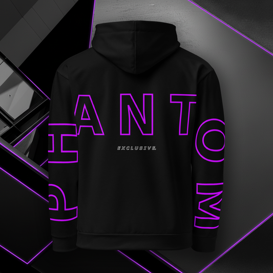 Limited Edition - Neon Premium Cotton Hoodie - Purple