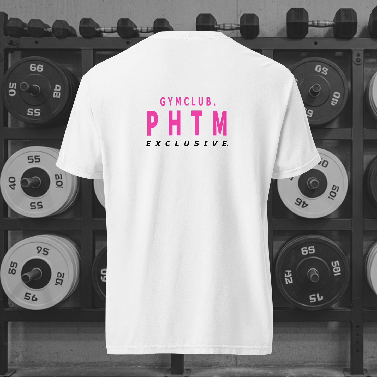 Women's Premium Cotton Gym Pump Cover - White & Pink