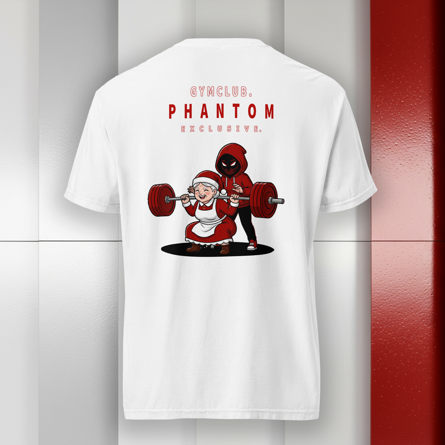 Women's - Christmas Gym Pump Cover - Mrs Claus Design