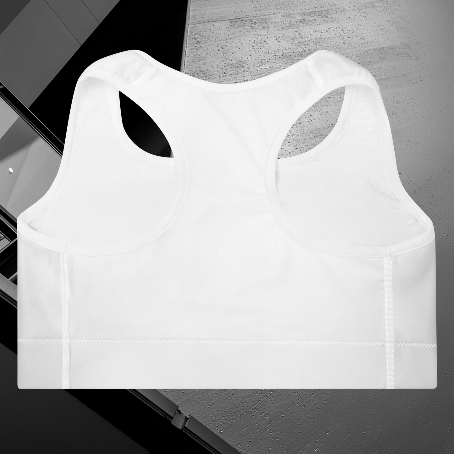 Padded Sports Bra - Limited Edition - White & Purple