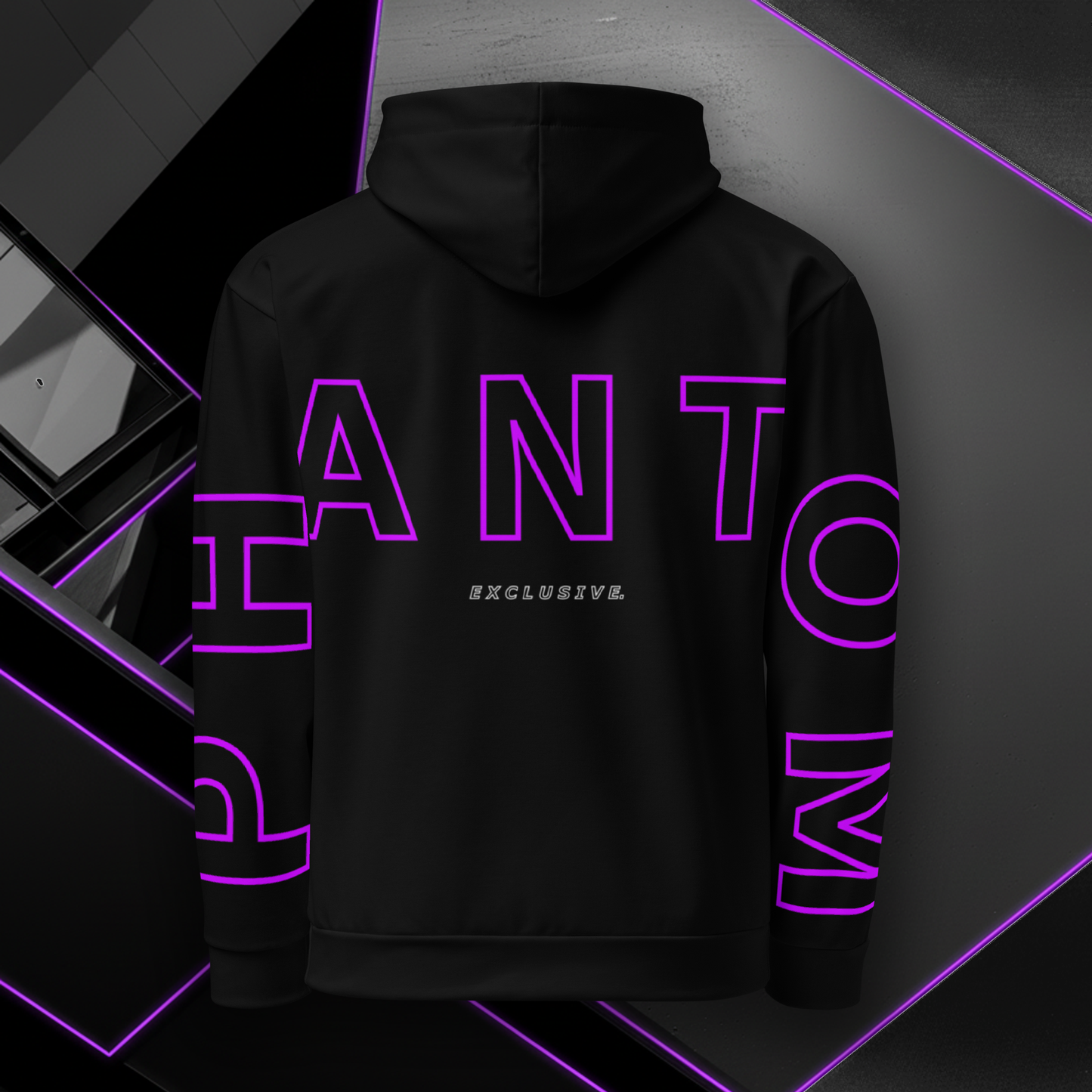 Limited Edition - Neon Premium Cotton Hoodie - Purple