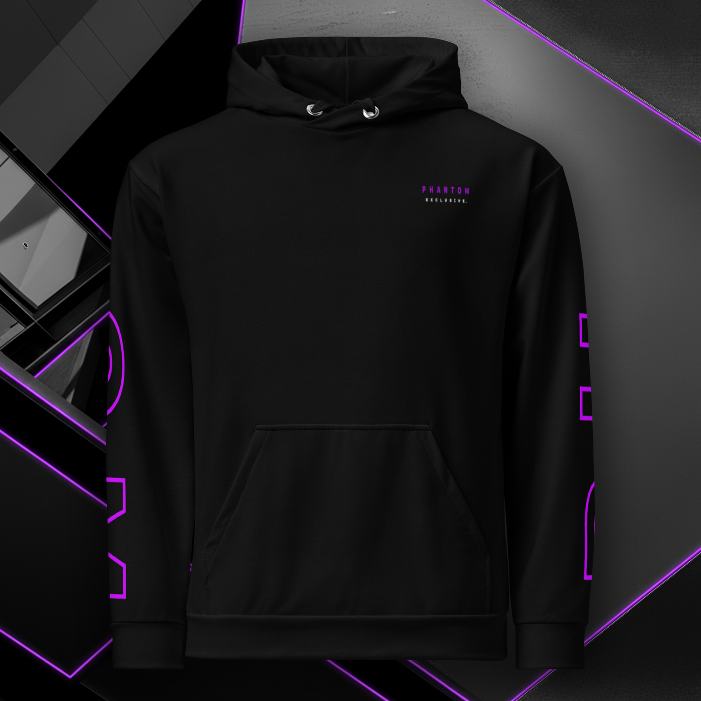 Limited Edition - Neon Premium Cotton Hoodie - Purple