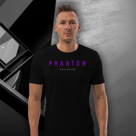 Limited Edition - Premium Cotton T Shirt - Black and Purple