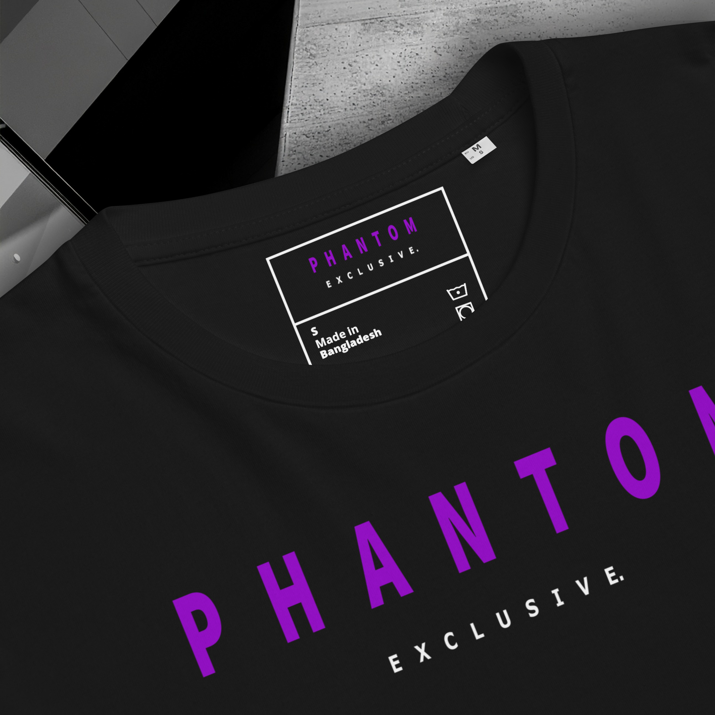 Limited Edition - Premium Cotton T Shirt - Black and Purple