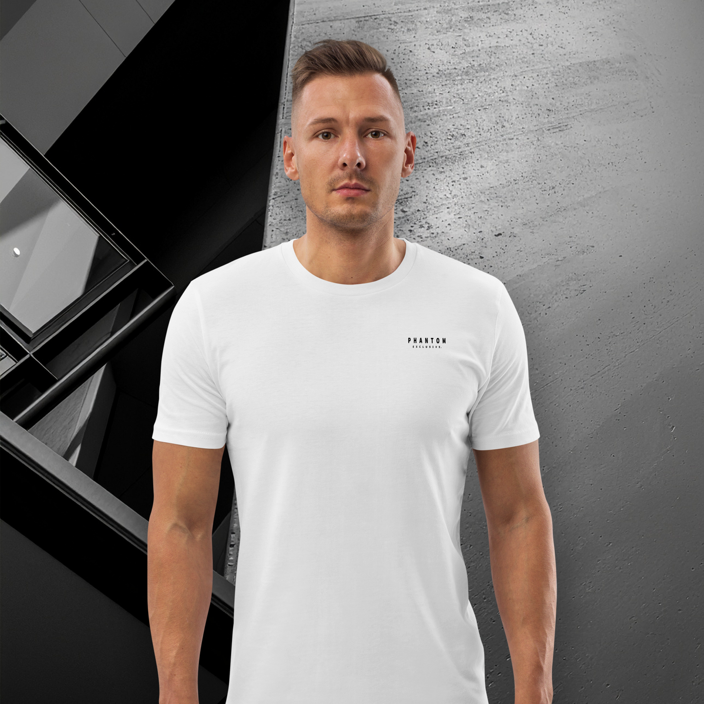 Premium Cotton Community T Shirt - White & Black