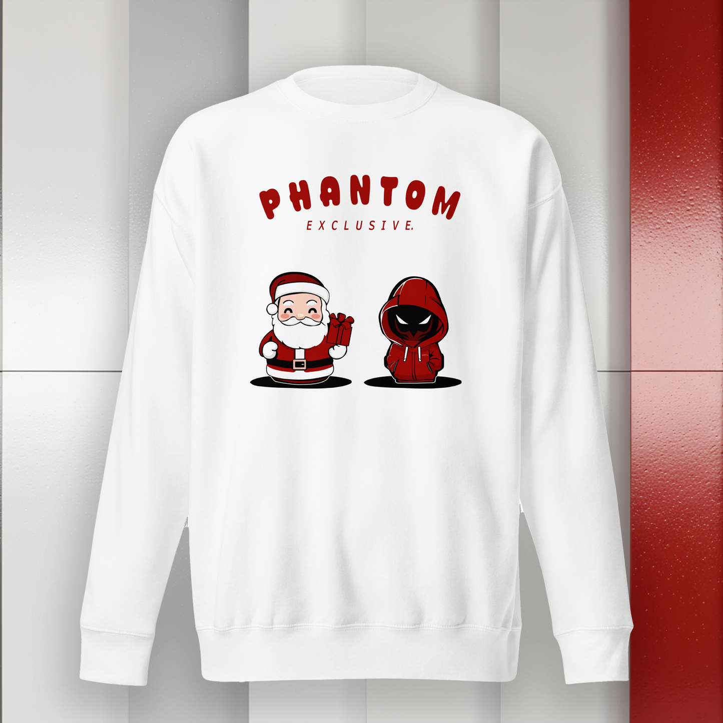 Phantom Christmas Jumper - Mascot & Santa